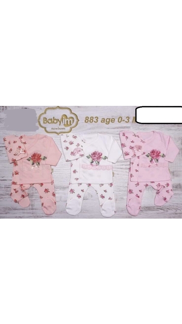 compleu bebe 0-3 luni 3/set