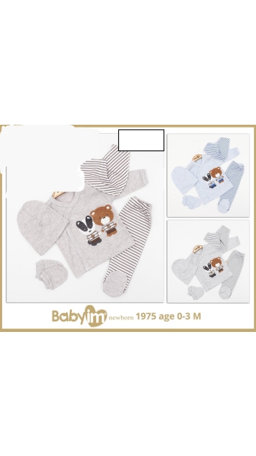compleu bebe 0-3 luni 3/set