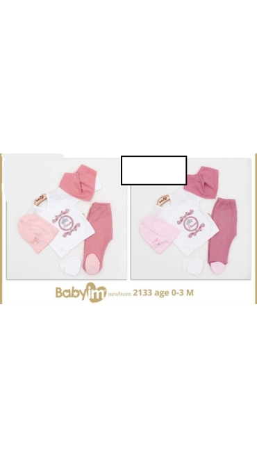 compleu bebe 0-3 luni 3/set