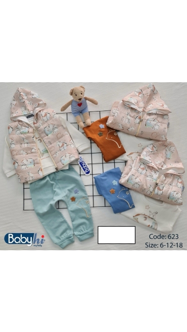compleu copii 6-18 luni 3/set
