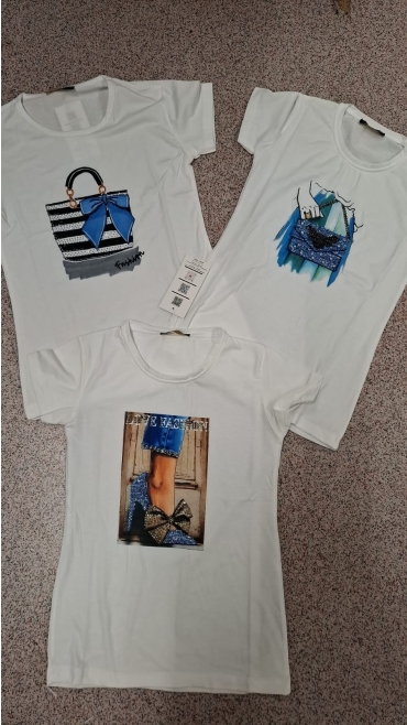 tricou dama s-xl 4/set