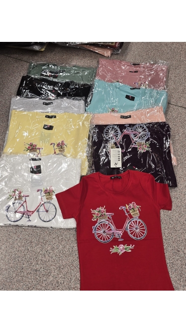 tricou dama s-xl 4/set