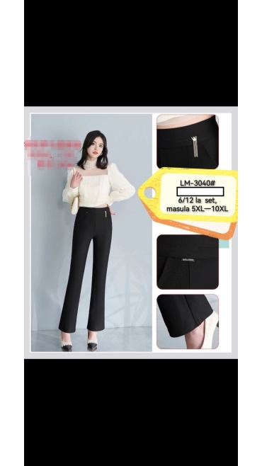 pantaloni dama 5xl-10xl 6/set