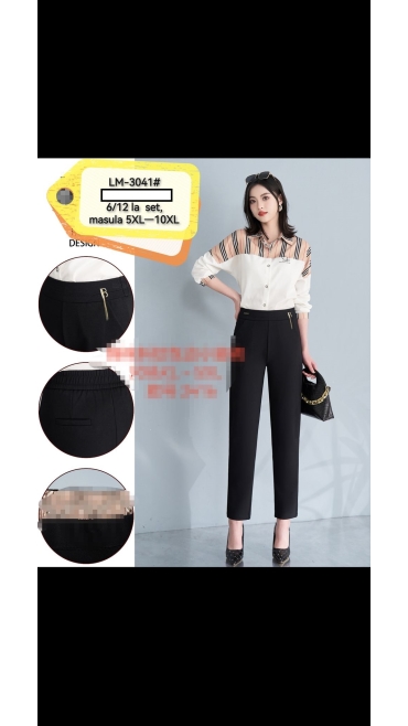 pantaloni dama 5xl-10xl 6/set