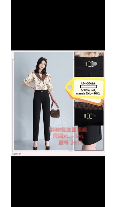 pantaloni dama 5xl-10xl 6/set
