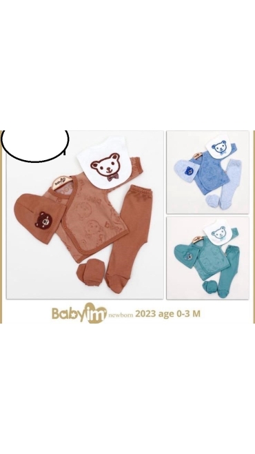 compleu bebe 0-3 luni 3/set