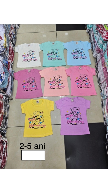 tricou copii 2-5 ani 4/set
