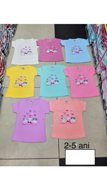 tricou copii 2-5 ani 4/set