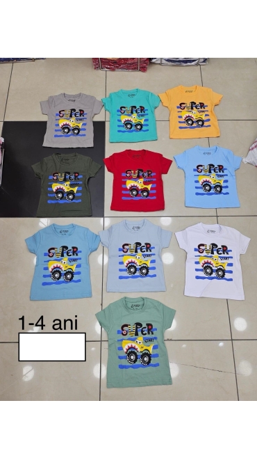 tricou copii 1-4 ani 4/set