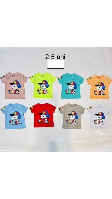 tricou copii 2-5 ani 4/set