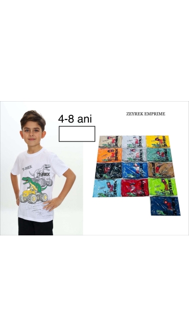 tricou copii 4-8 ani 5/set