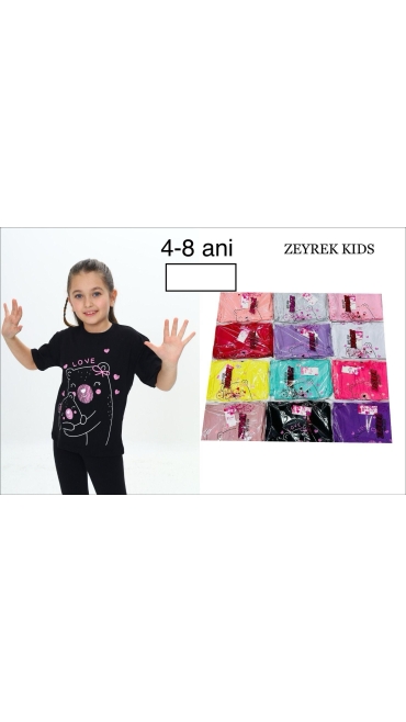 tricou copii 4-8 ani 5/set