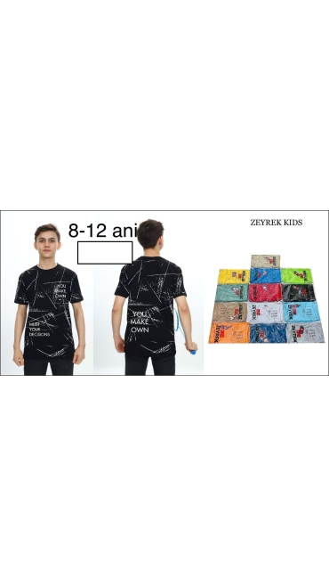 tricou copii 8-12 ani 5/set