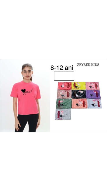 tricou copii 8-12 ani 5/set
