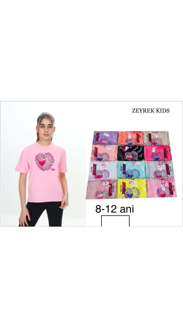 tricou copii 8-12 ani 5/set