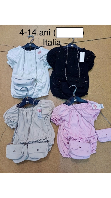 set bluza si geanta fete 4-14 ani 6/set