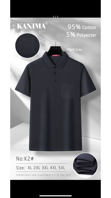 tricou barbati xl-5xl 5/set