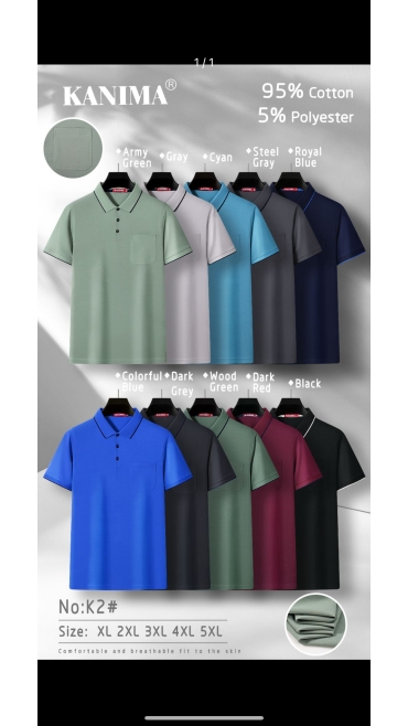 tricou barbati xl-5xl 5/set