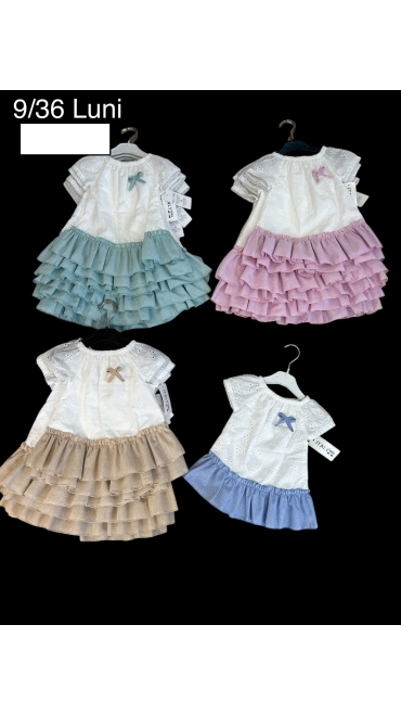 rochie fete 6-36 luni 4/set