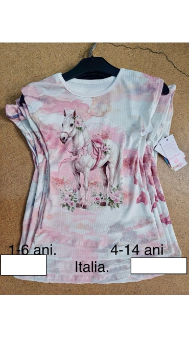 tricou fete 1-6 ani 4/set