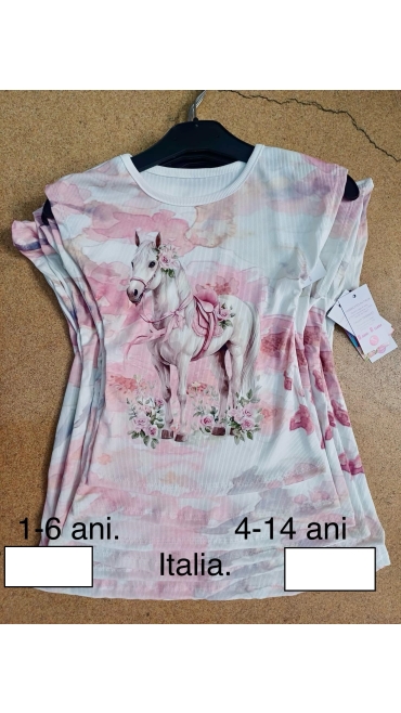 tricou fete 4-14 ani 4/set