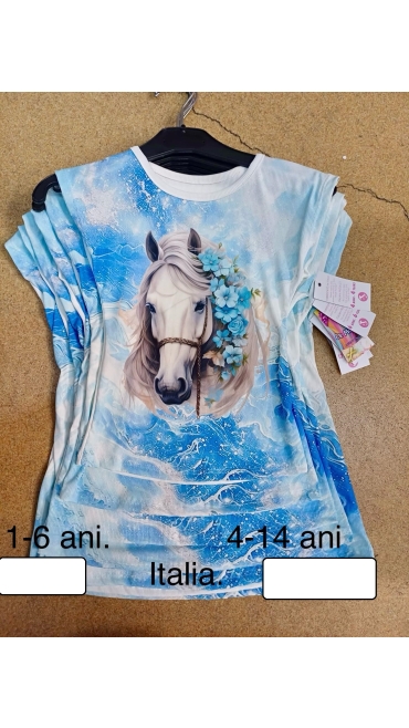 tricou fete 4-14 ani 4/set