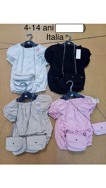 set bluza si geanta fete 4-14 ani 4/set