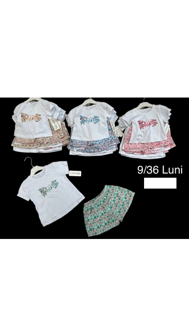compleu fete 9-36 luni 5/set