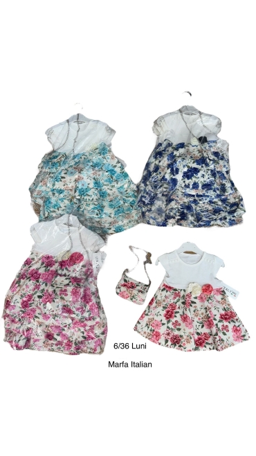 rochie fete 6-36 luni 4/set