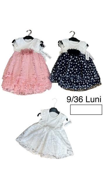rochie fete 9-36 luni 4/set