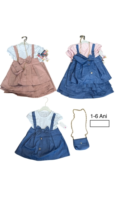 compleu fete 1-6 ani 4/set