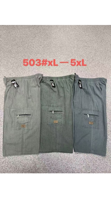 pantaloni 3/4 barbati xl-5xl 5/set
