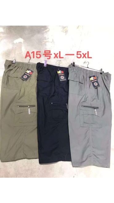 pantaloni 3/4 barbati xl-5xl 5/set