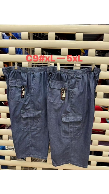 pantaloni 3/4 barbati xl-5xl 5/set