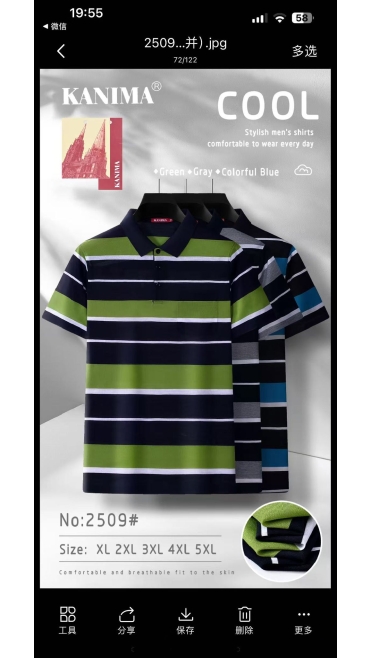 tricou barbati xl-5xl 5/set