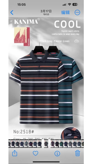 tricou barbati xl-5xl 5/set