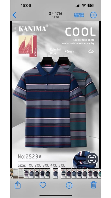 tricou barbati xl-5xl 5/set