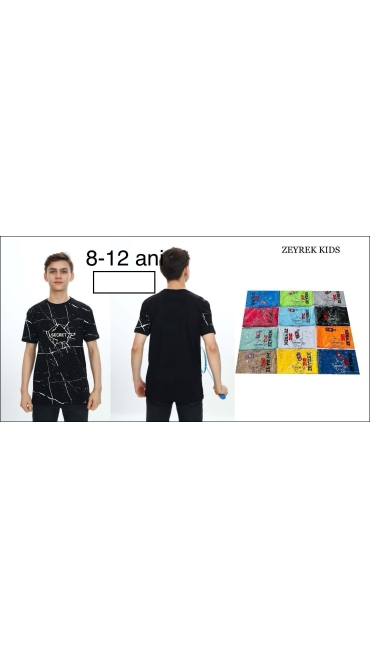 tricou baieti 8-12 ani 5/set