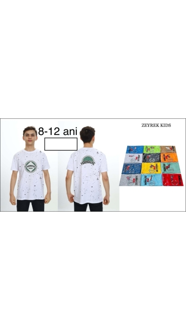 tricou baieti 8-12 ani 5/set