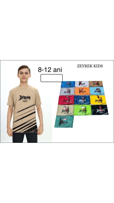 tricou baieti 8-12 ani 5/set