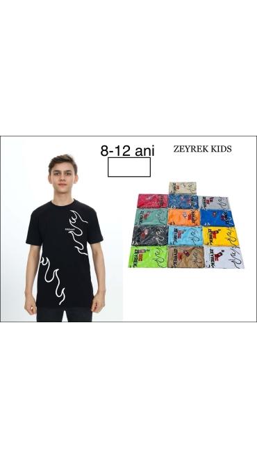 tricou baieti 8-12 ani 5/set