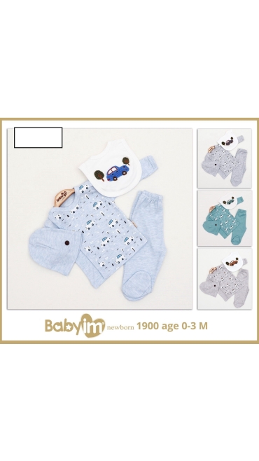 compleu bebe 0-3 luni 3/set