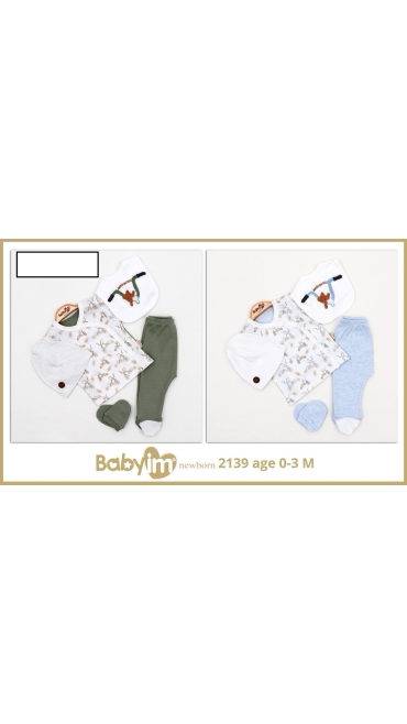 compleu bebe 0-3 luni 3/set