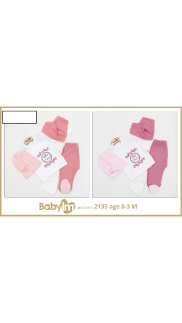 compleu bebe 0-3 luni 3/set
