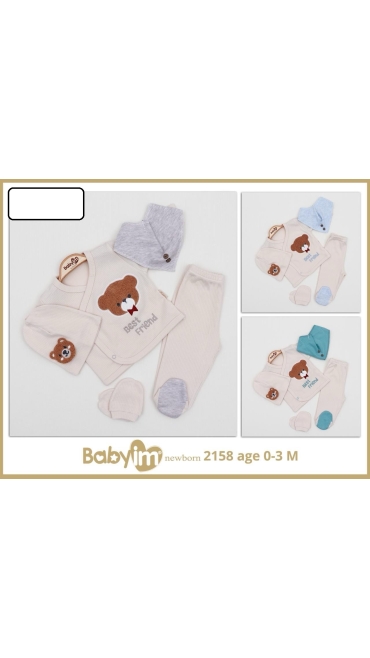 compleu bebe 0-3 luni 3/set