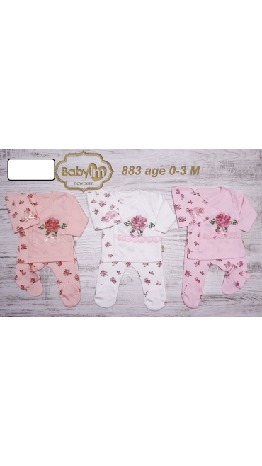 compleu bebe 0-3 luni 3/set