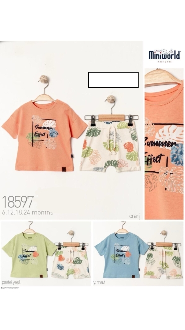 compleu baieti 6-24 luni 4/set