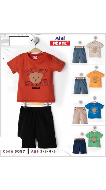compleu baieti 2-5 ani 4/set