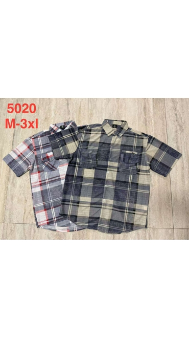 camasa maneca scurta barbati m-3xl 5/set