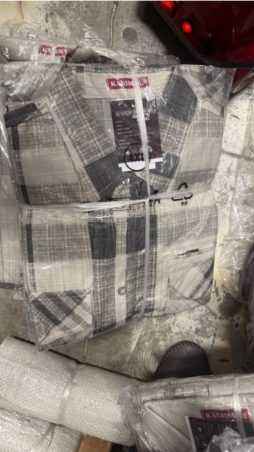camasa maneca scurta barbati batal 4xl-8xl 5/set